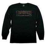 Thrasher Cable Car Long Sleeve Black T-ShirtCable Car Long Sleeve Black T-Shirt  od trešeru zo 100% bavlny. Thrasher je značka skateboardového magazínu a oblečenia , ktorá bola založená v roku 1981 pánmi Kevinom Thatcherom, Ericom Swensnom a Faustom Vitellom. Thrasher patrí medzi najviac vážené spoločnosti v skateboardovej komunite. Či sa už bavíme o prestížnom magazíne alebo oblečení. Thrasher nám ponúka pekný výber mikín, crewneckov, tričiek, šiltoviek a rôznych iných doplnkov. Potom je už iba na tebe či si vyberieš veci s klasickým nápisom Thrasher Skateboard Magazine alebo napríklad známe a obľúbené Flame logo. Thrasher Mag je skateboardový časopis s vyše 30 ročnou históriou. Z pôvodne skatetového magazínu, ktorý k ročnému predplatnému dával mikiny a tričká s logom sa stal za posledné obdobie fashion hype. Thrasher logo, sa stalo symbolom rebélie voči autoritám. Dnes vďaka fashion influencerom, celebritám a editorom magazínov ako ELLE alebo Vogue nosia Thrasher veci, ľudia, ktorí so skatovaním nemajú nič spoločné a Thrasher je známy viac ako módna značka než skatový časopis. Všetky handry a apparel od THRASHERu nájdeš na tomto linku.