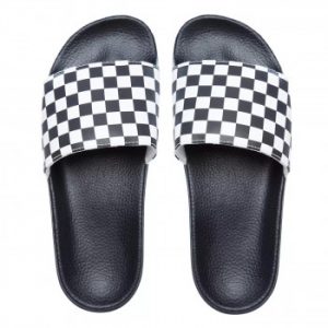 Vans MN Slide-(Checkerboard) - Black/White