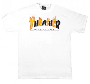 Thrasher Flame Mag T-Shirt White